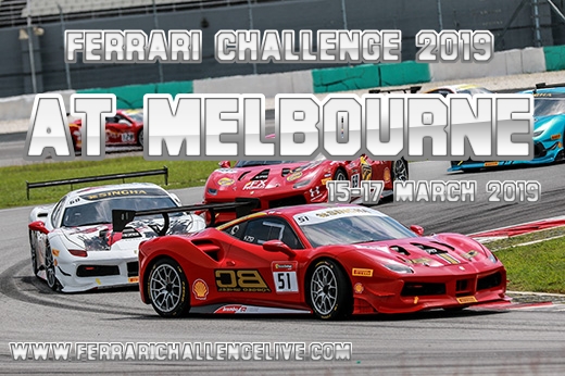 Ferrari Challenge Melbourne Live Stream