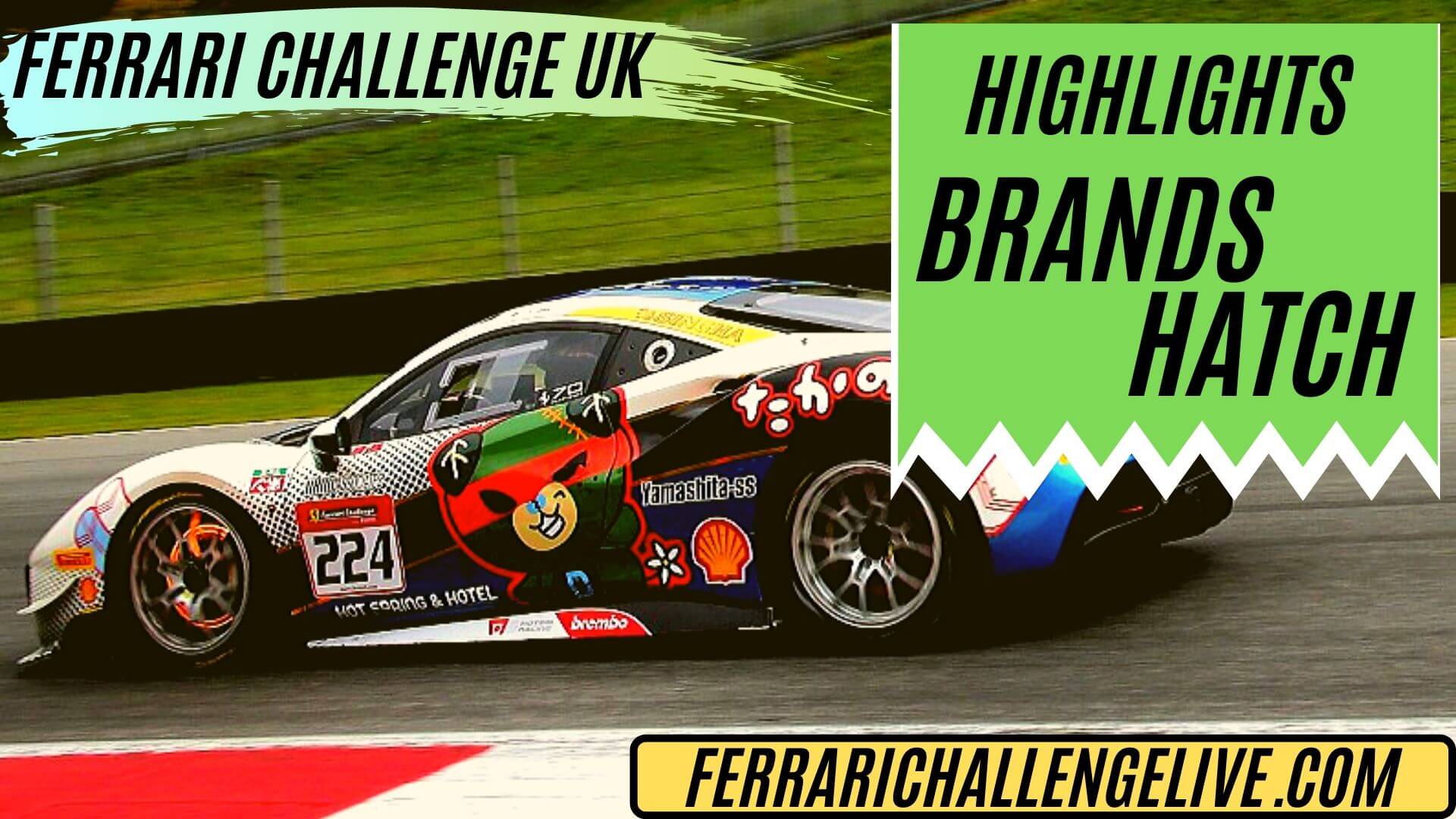 Brands Hatch Ferrari Challenge UK Highlights 2019