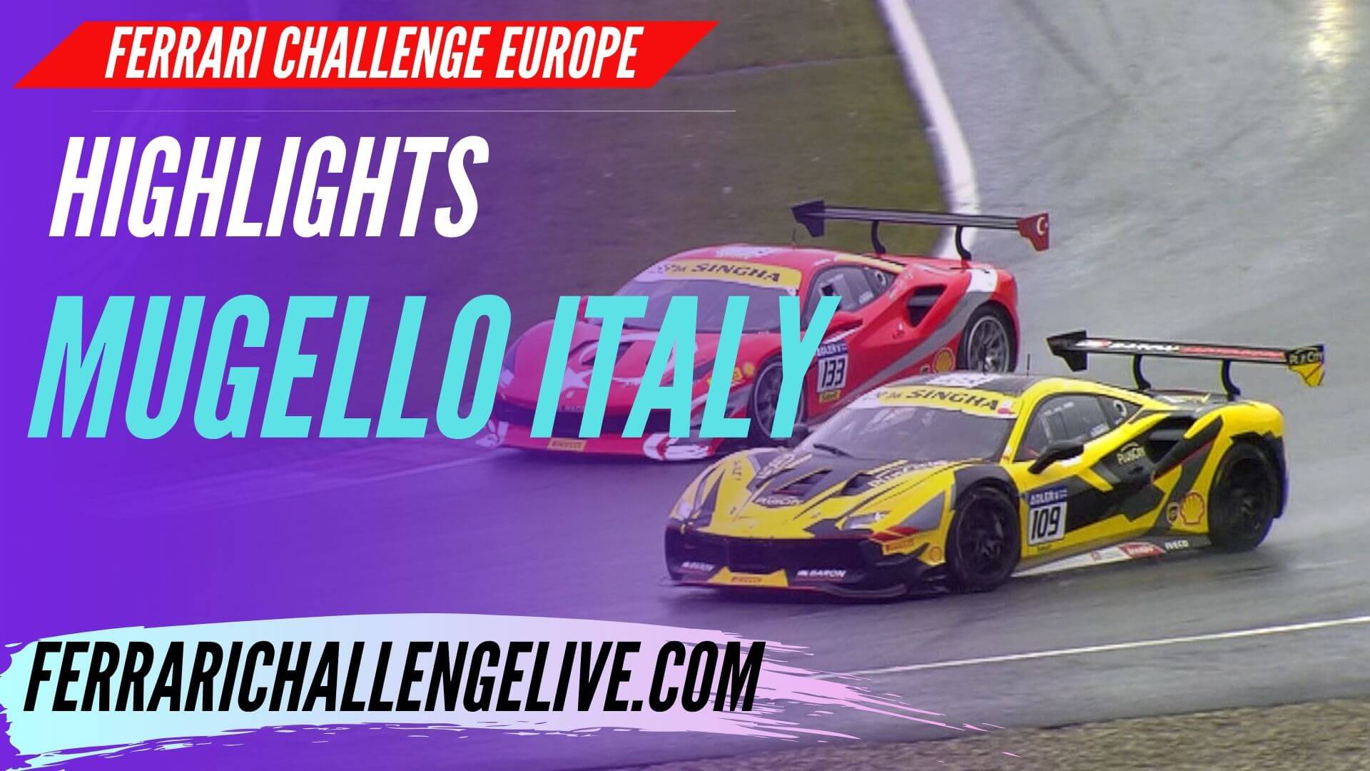 Italy Mugello Ferrari Challenge Europe Highlights 2019