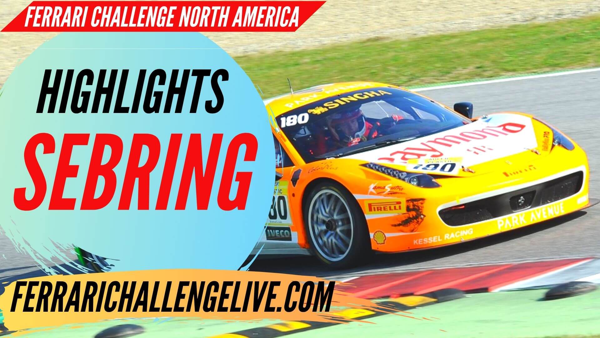 Sebring Ferrari Challenge North America Highlights 2019